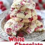 White Chocolate Raspberry Cookies