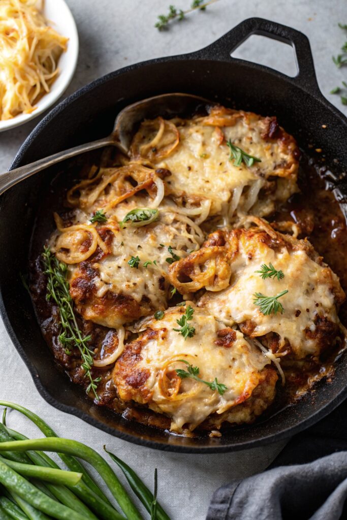 French Onion Chicken Skillet