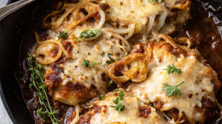French Onion Chicken Skillet