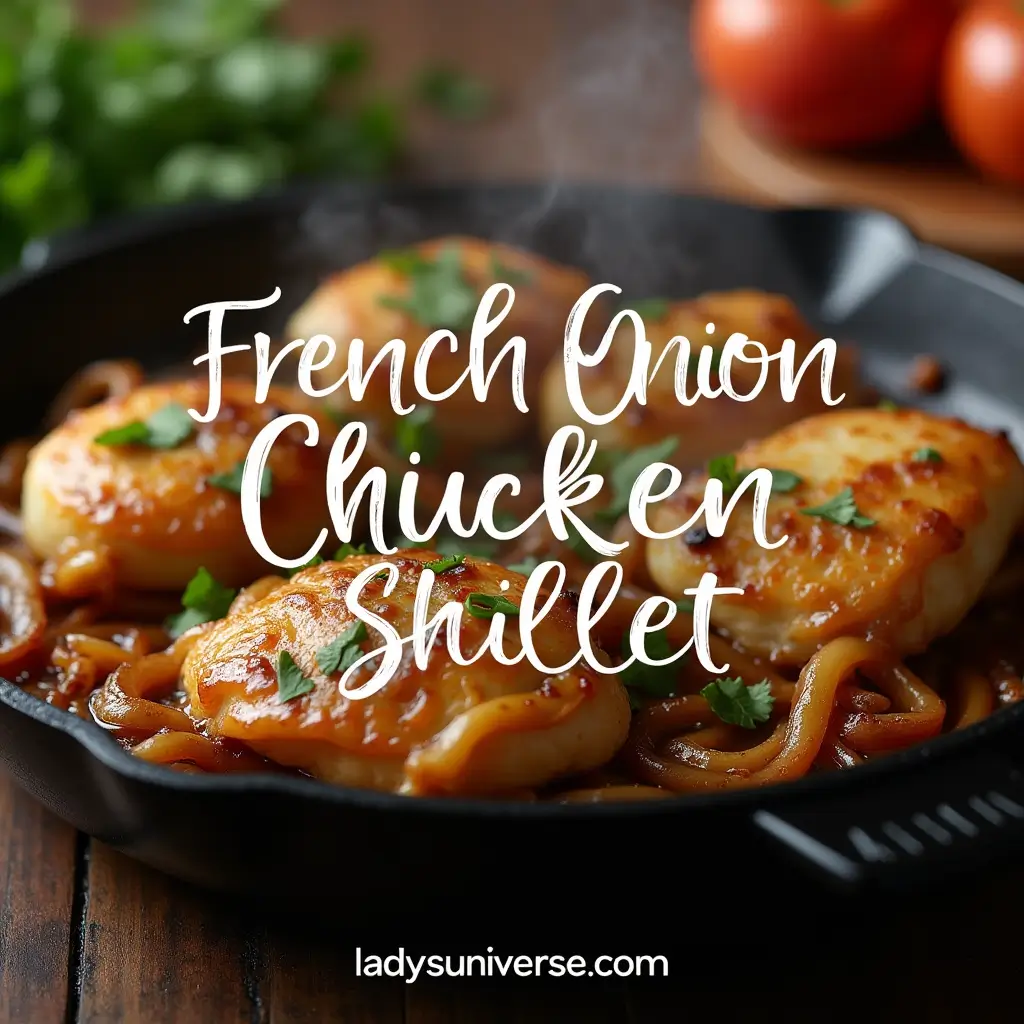 French Onion Chicken Skillet