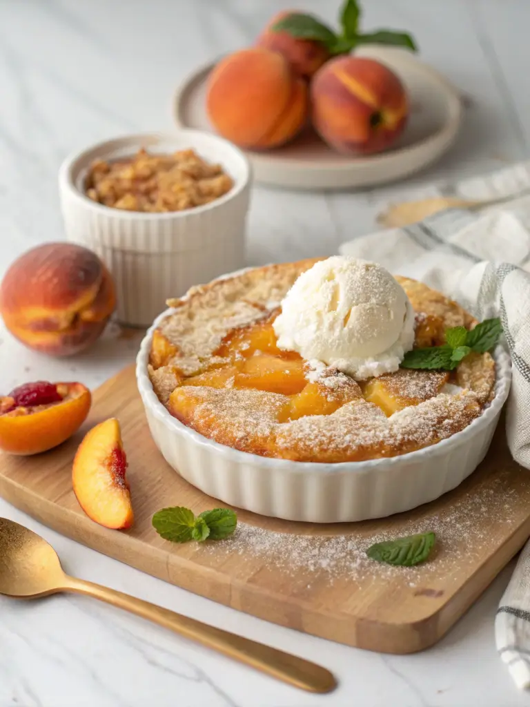 Peach Dump Cake Recipe