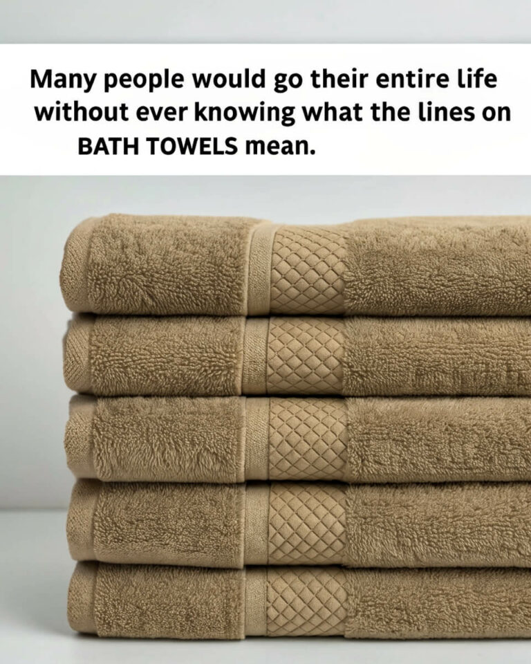 Top Reasons for the Lines on Bath Towels
