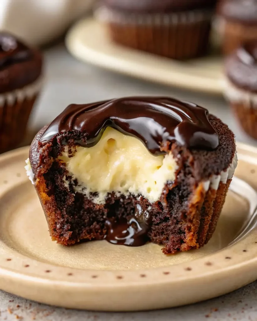 Boston Cream Pie Cupcakes