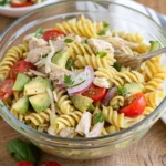 Avocado Chicken Pasta Salad