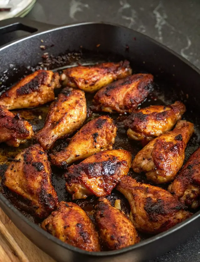 Crockpot BBQ Wings