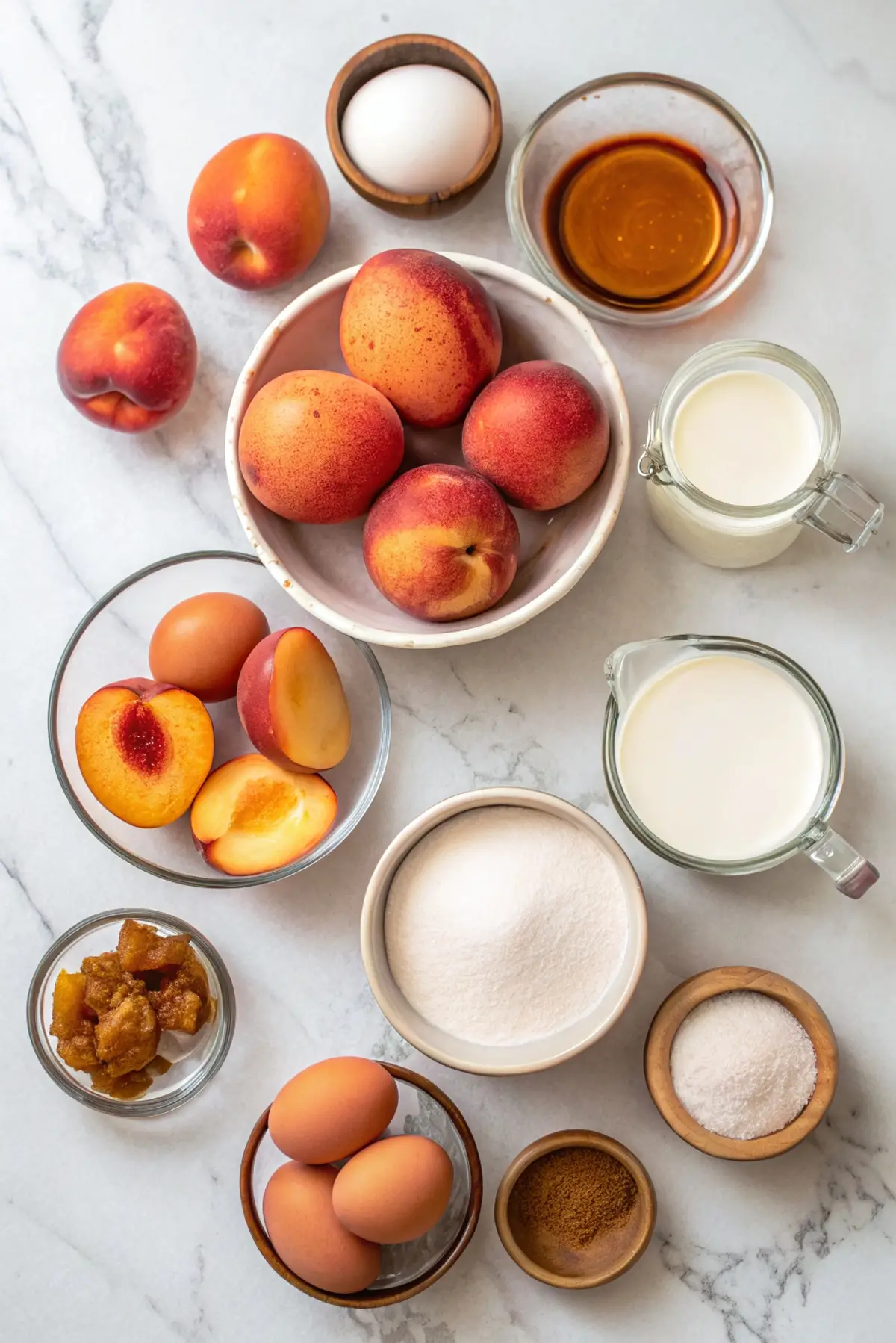 Homemade Peach Ice Cream