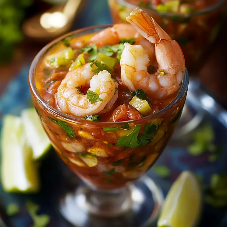 Coctel De Camaron Mexican Shrimp Cocktail