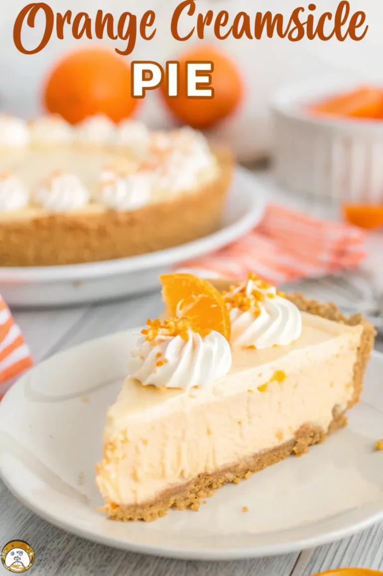 Orange Creamsicle Pie: A Cool and Creamy Nostalgic Dessert