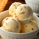 Homemade Peach Ice Cream