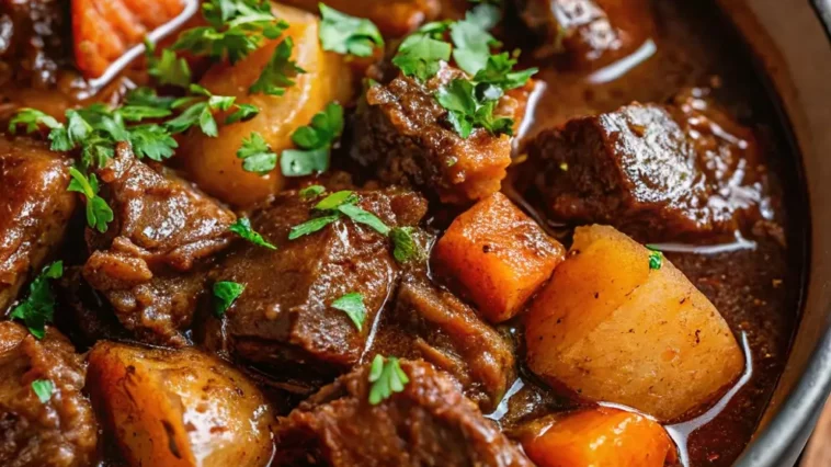 Slow Cooker Beef Bourguignon