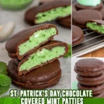 St. Patrick’s Day Chocolate Covered Mint Patties