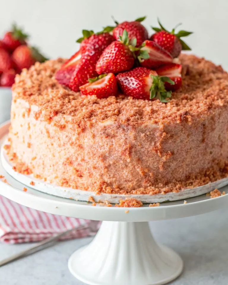 Strawberry Crunch Cheesecake Delight: A Dessert That Redefines Indulgence