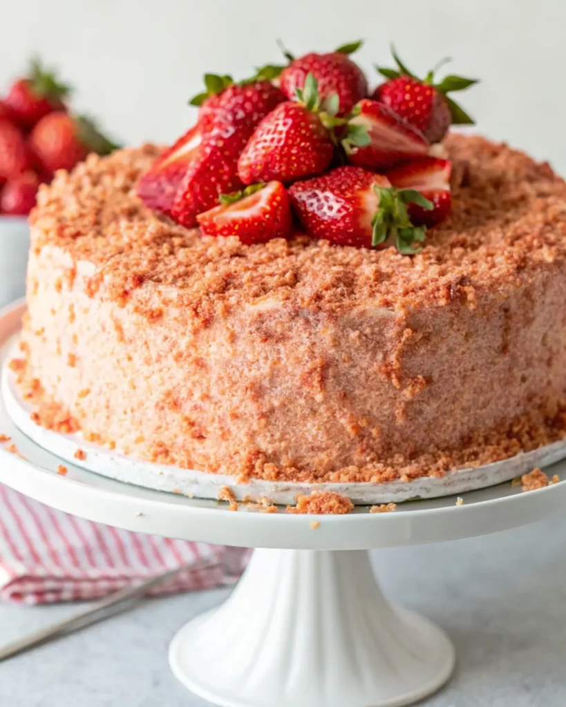 Strawberry Crunch Cheesecake Delight