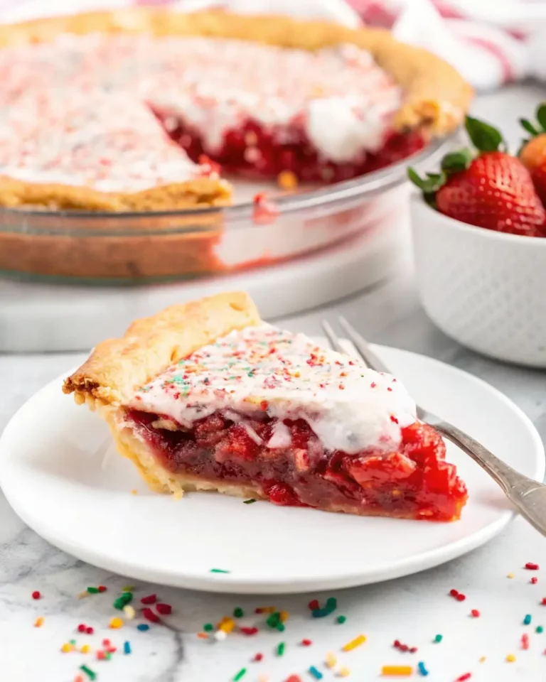 Strawberry Pop-Tart Pie : A Nostalgic, Sweet & Flaky Dessert