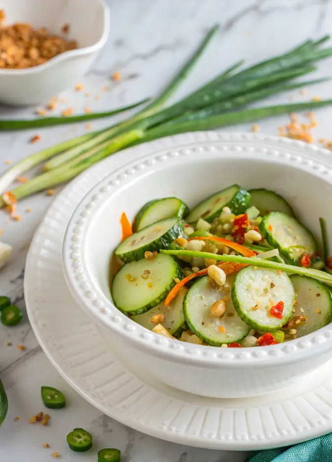 Crunchy Thai Cucumber Salad 