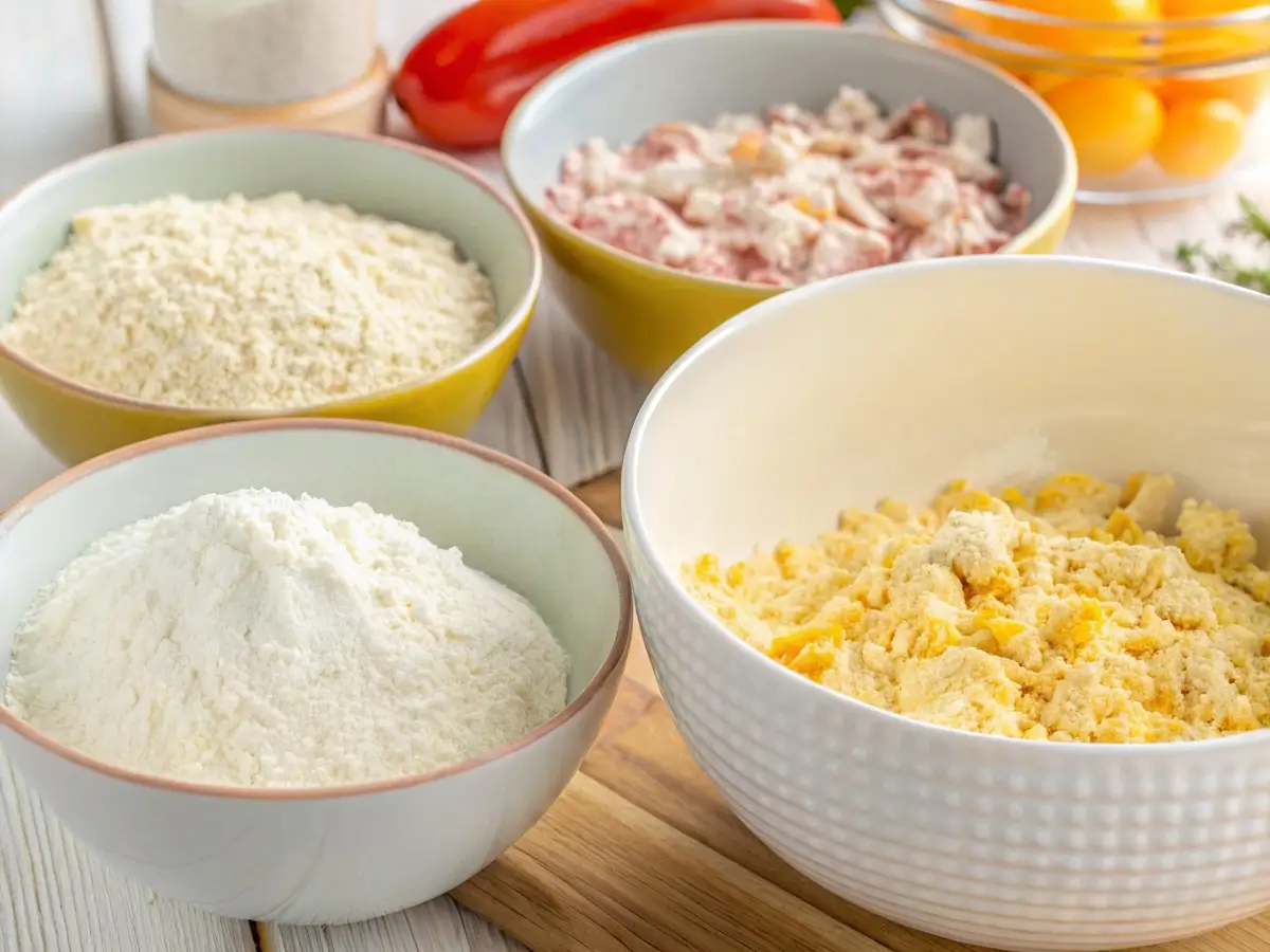 Ham and Cheese Butter Swim Biscuits Recipe