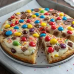 White Chocolate Brownie Pizza