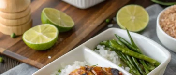 Honey Sriracha Grilled Chicken with Coconut Rice