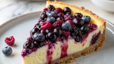 Fresh Blueberry Cheesecake