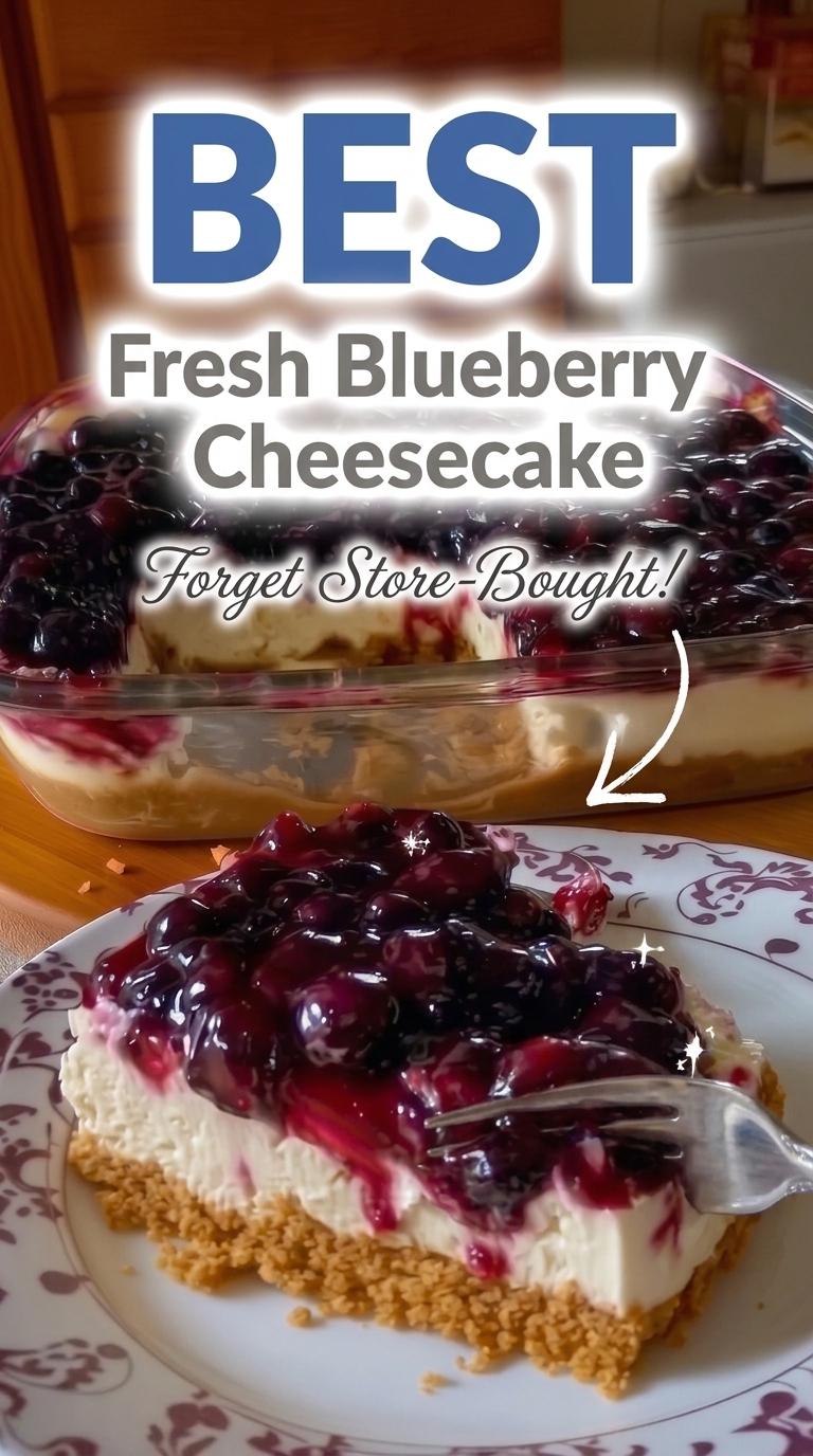 Fresh Blueberry Cheesecake 