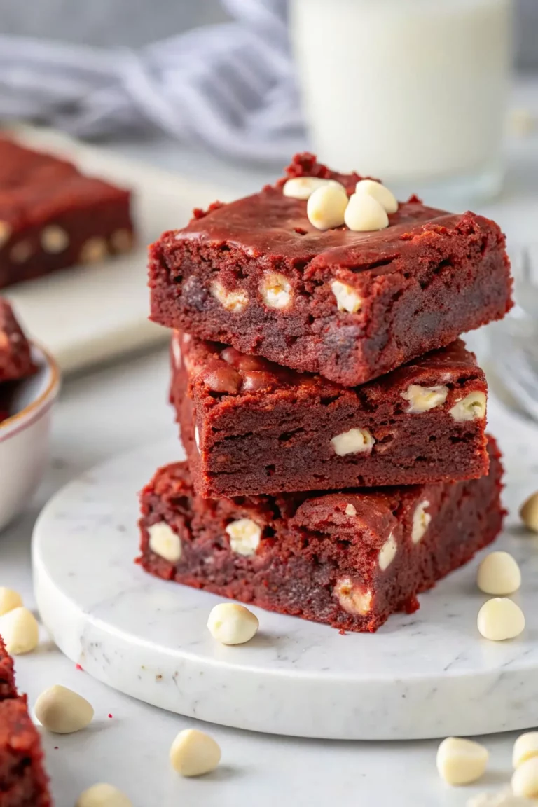 Rich Red Velvet Brownies That’ll Steal Every Heart