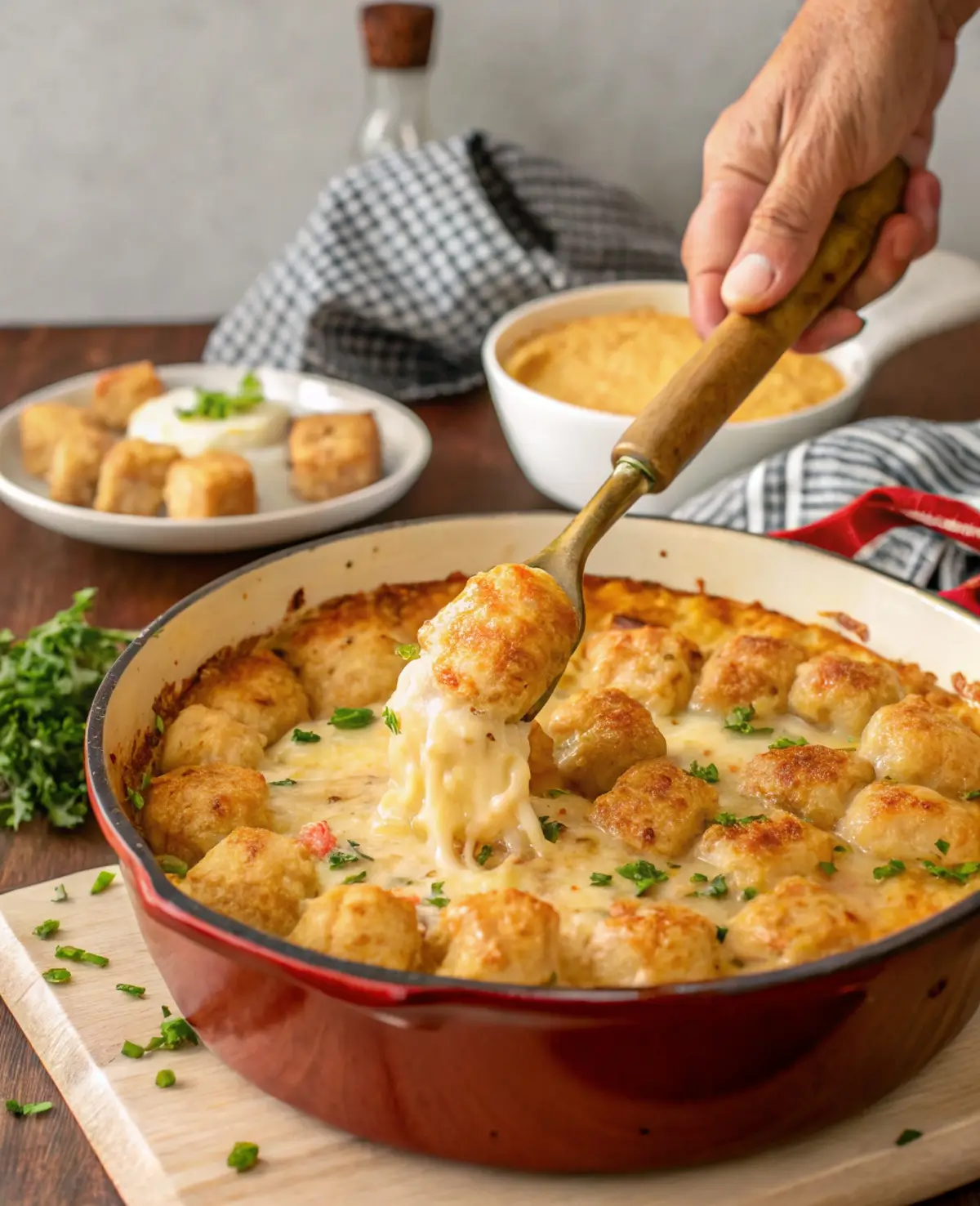 Easy Tater Tot Chicken Casserole recipe
