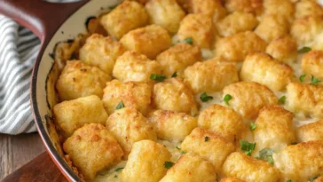 Easy Tater Tot Chicken Casserole recipe