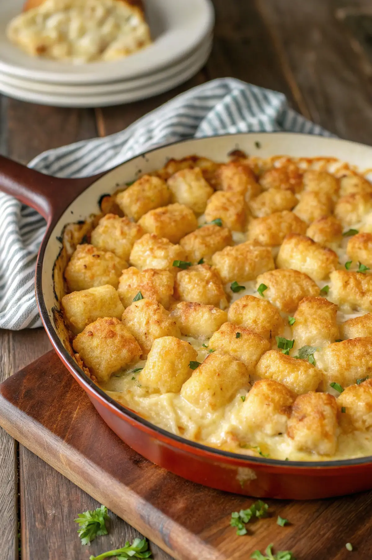 Easy Tater Tot Chicken Casserole recipe