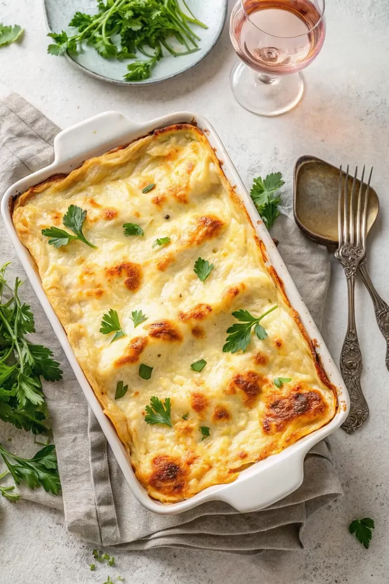 Seafood Lasagna with Shrimp & Crab