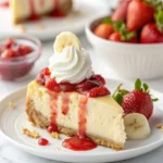 Strawberry Banana Pudding Cheesecake