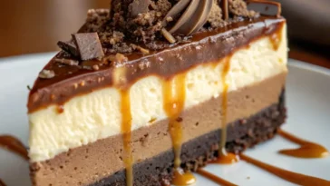 Caramel Brownie Cheesecake