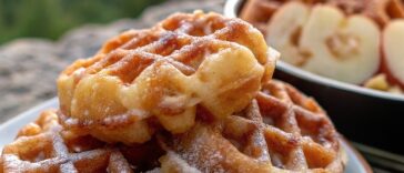 Apple Fritter Waffle Donuts