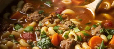 Beef and Macaroni Soup
