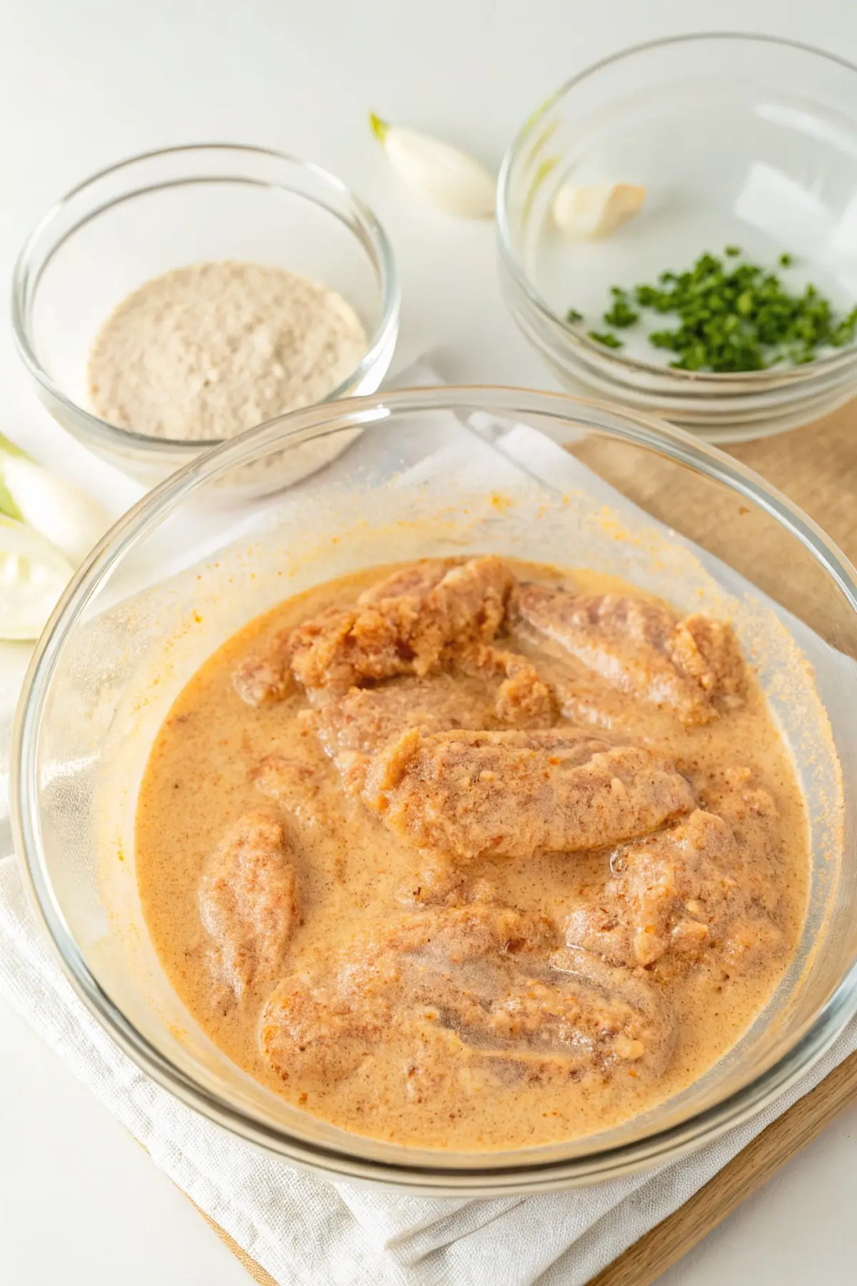 Crispy Copycat Raising Cane’s Chicken tenders with dipping sauce and fries