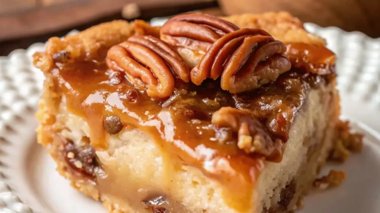 Crème Brûlée Caramel Pecan Cake
