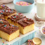Vanilla Cake with Chocolate Frosting
