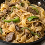 Philly Cheesesteak Pasta