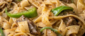 Philly Cheesesteak Pasta
