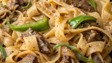 Philly Cheesesteak Pasta