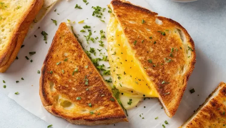 garlic-bread-grilled-cheese