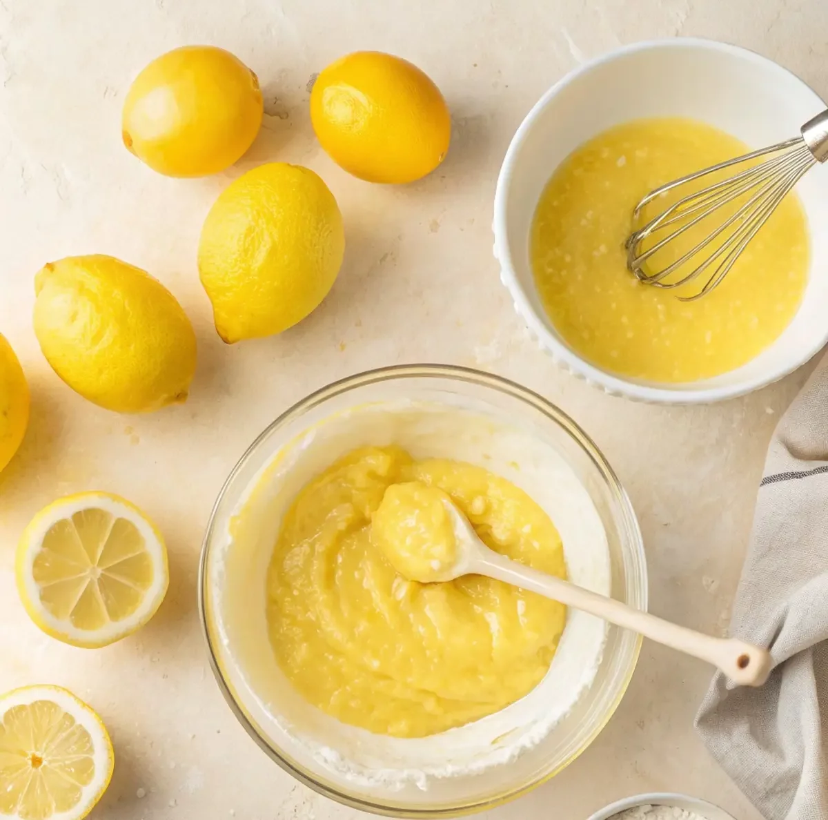 Lemon Brownies with White Chocolate