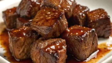 Tender Crockpot Steak Bites