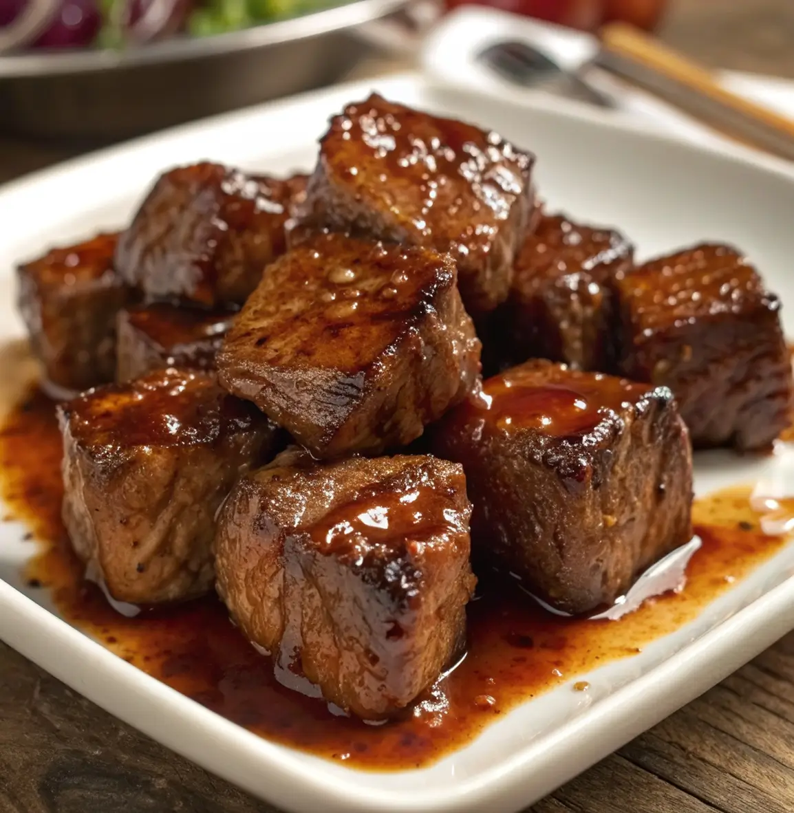 Tender Crockpot Steak Bites