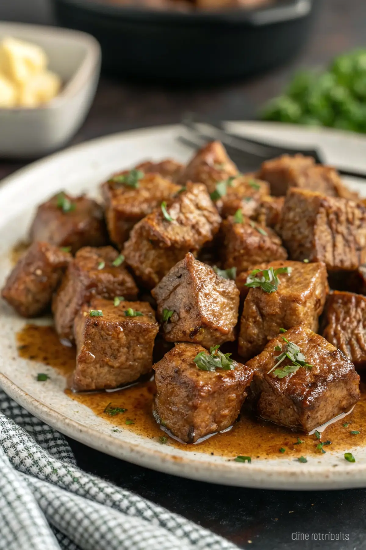 Tender Crockpot Steak Bites