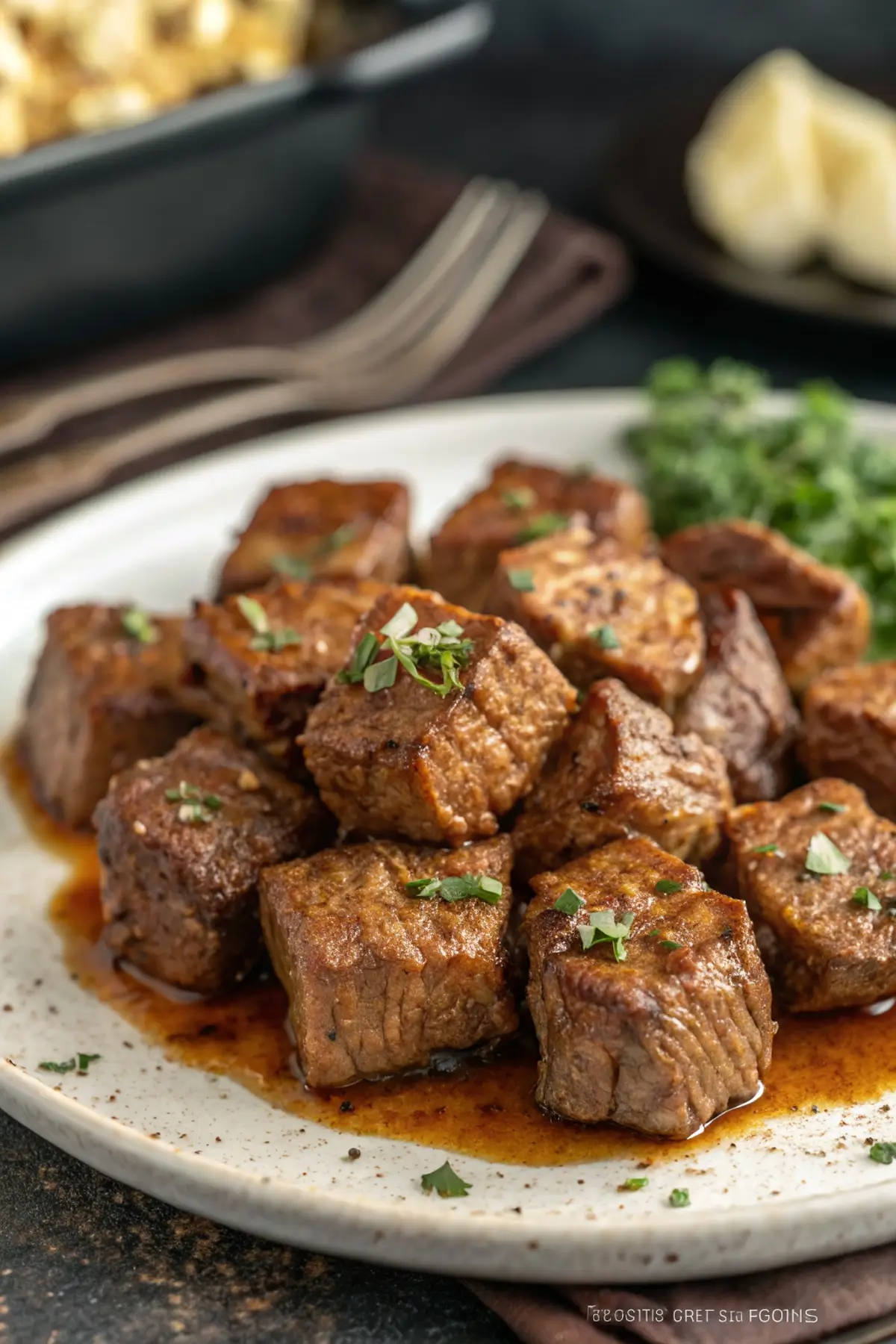 Tender Crockpot Steak Bites