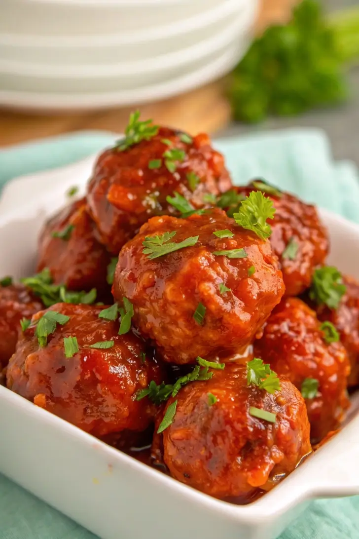 Honey Sriracha Turkey Meatballs