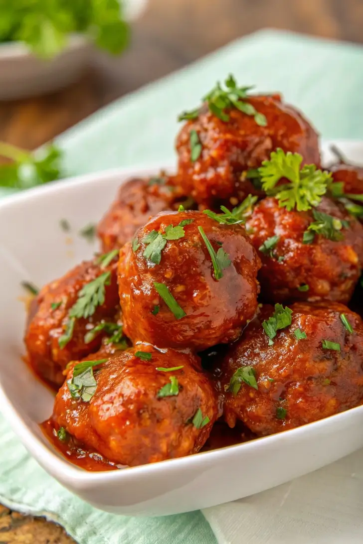Honey Sriracha Turkey Meatballs