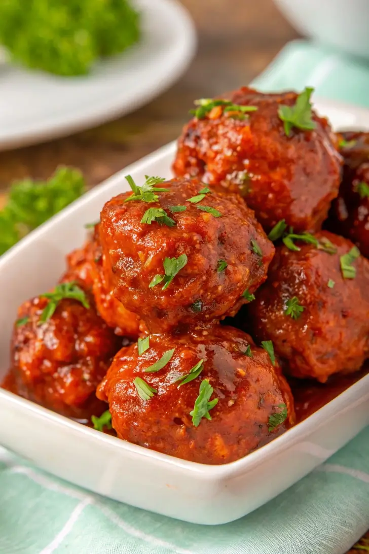 Honey Sriracha Turkey Meatballs
