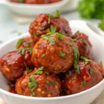 Honey Sriracha Turkey Meatballs