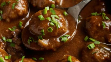 Salisbury Steak Meatballs